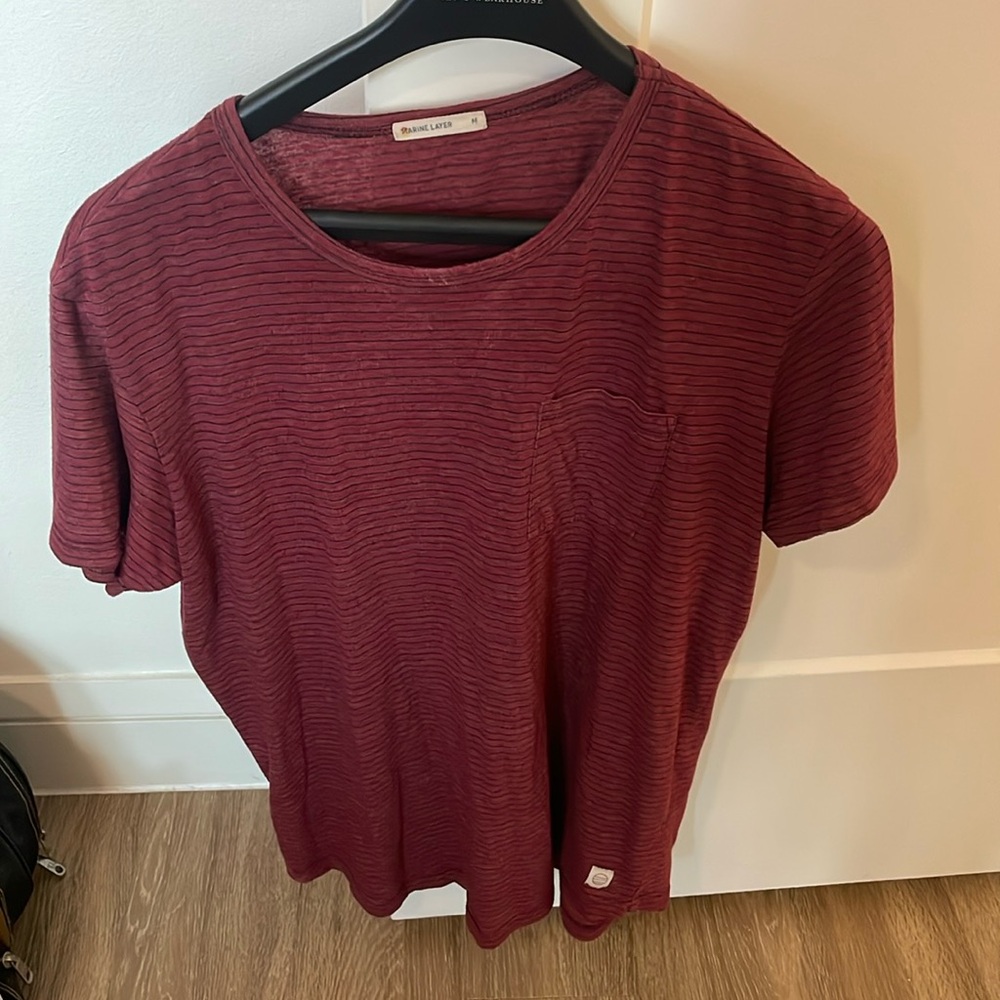 Marine Layer Signature Crew T-Shirt Medium